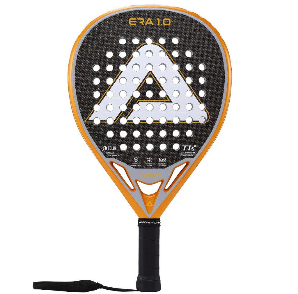 AMA-ERA 1.0 Titanium Gold Padel Racket